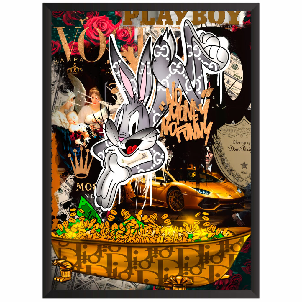 Plakat obraz w ramce młodzieżowy money