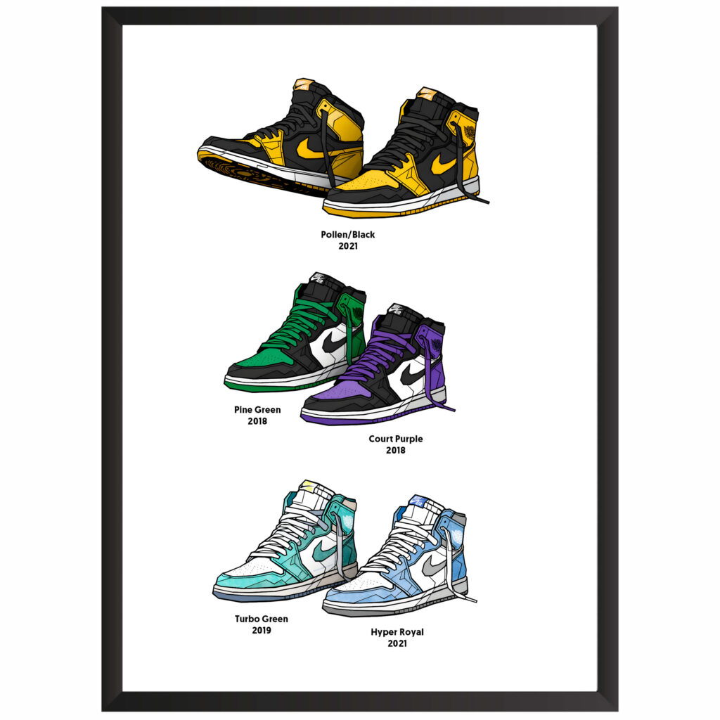 Plakat w ramce obraz buty