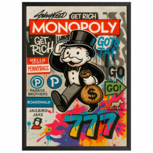 Plakat obraz młodzieżowy abstract monopoly