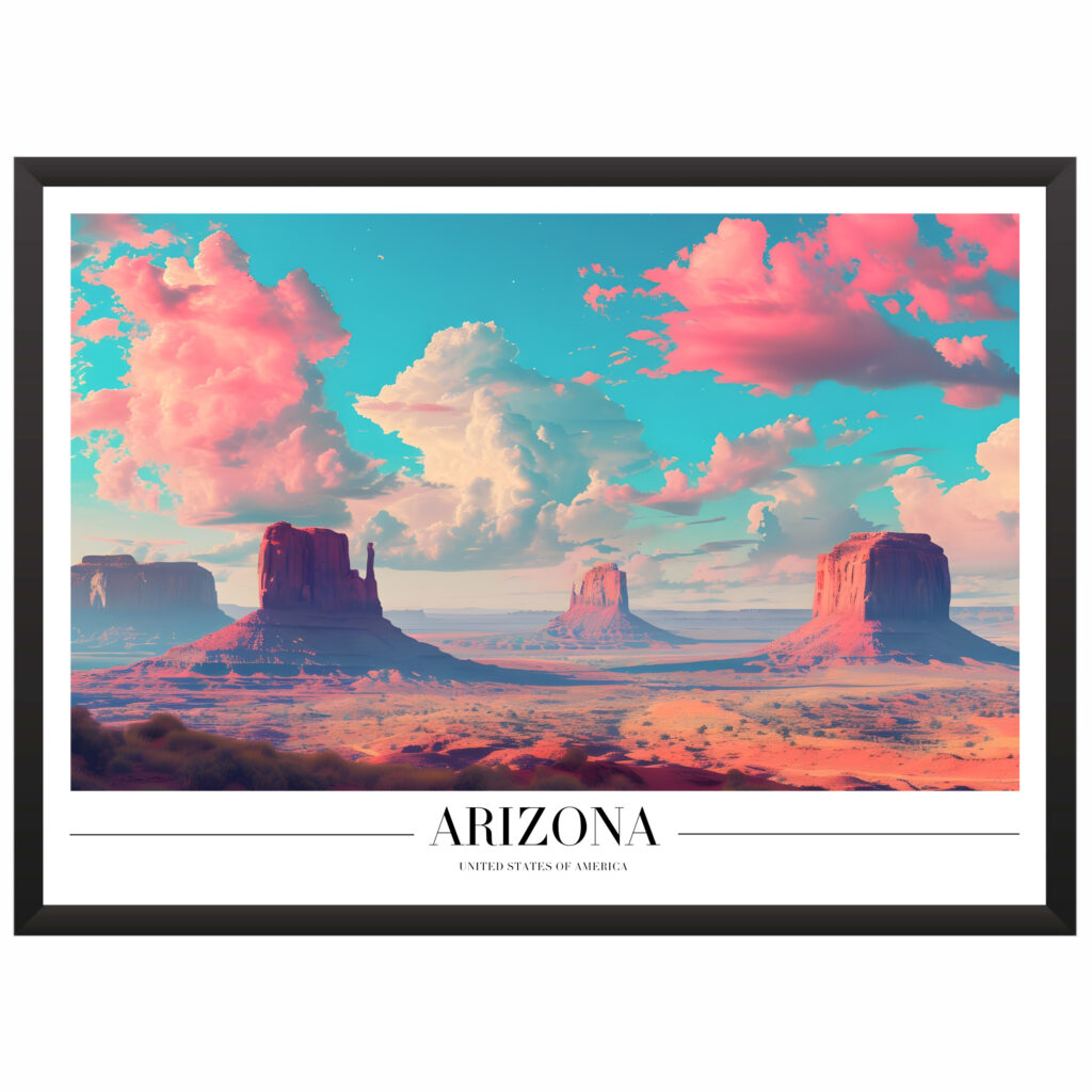 Plakat motyw podróżniczy Arizona