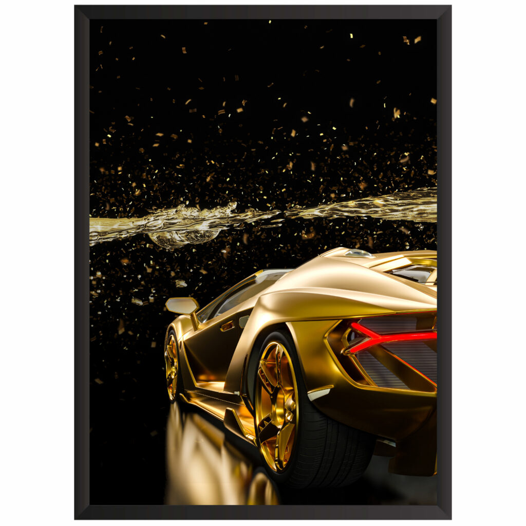 Plakat obraz w ramce młodzieżowy lambo