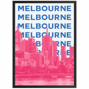 Plakat motyw podróżniczy Melbourne
