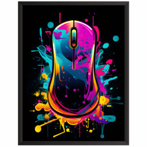 Plakat obraz w stylu gaming mysz