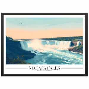 Plakat motyw podróżniczy Niagara