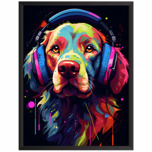 Plakat obraz w stylu gaming pies