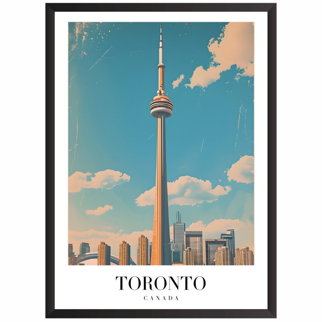 Plakat motyw podróżniczy Toronto