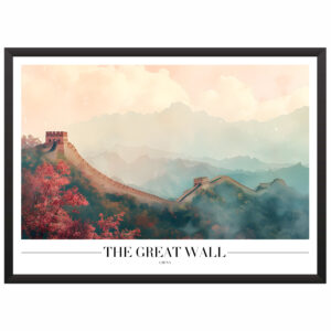 Plakat motyw podróżniczy Great Wall